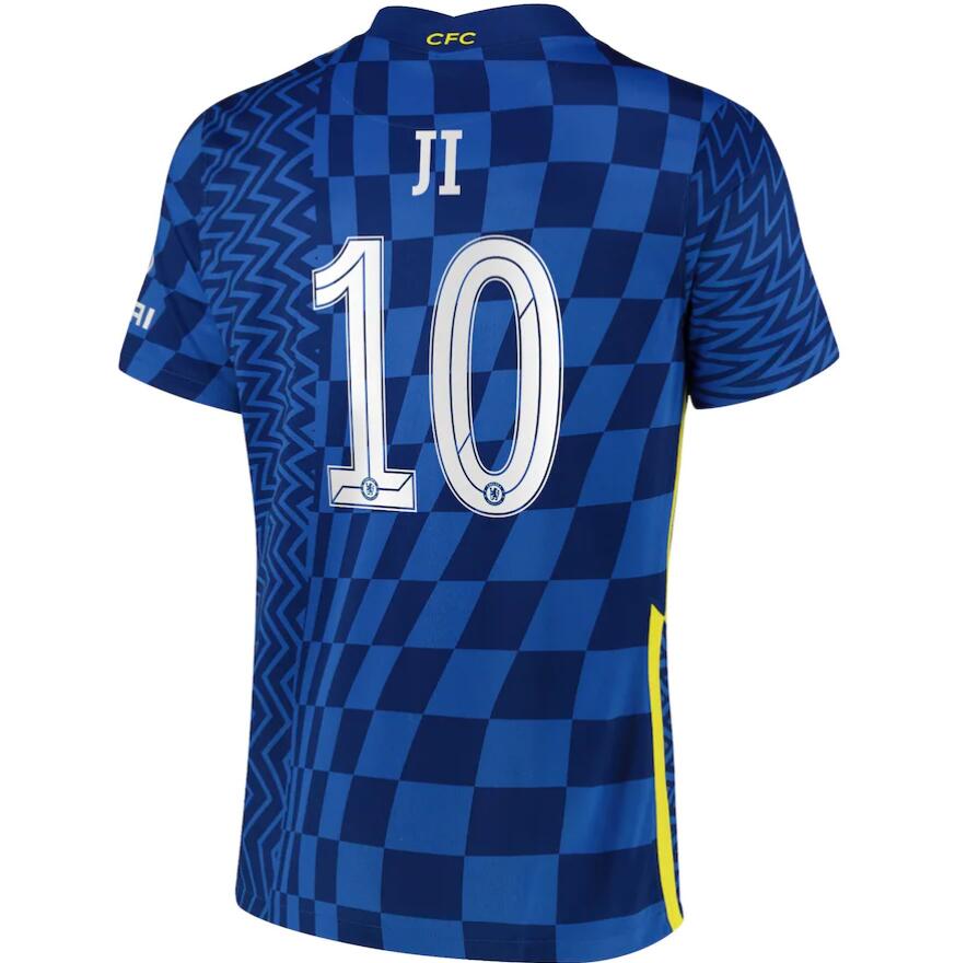 2021/22 Chelsea Cup Home Kit Soccer Jersey with Ji 10 printing